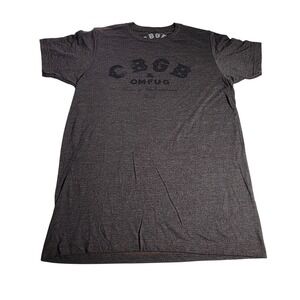 CBGB OMFUG Home of Underground Rock Graphic T-Shirt Heather Charcoal Small